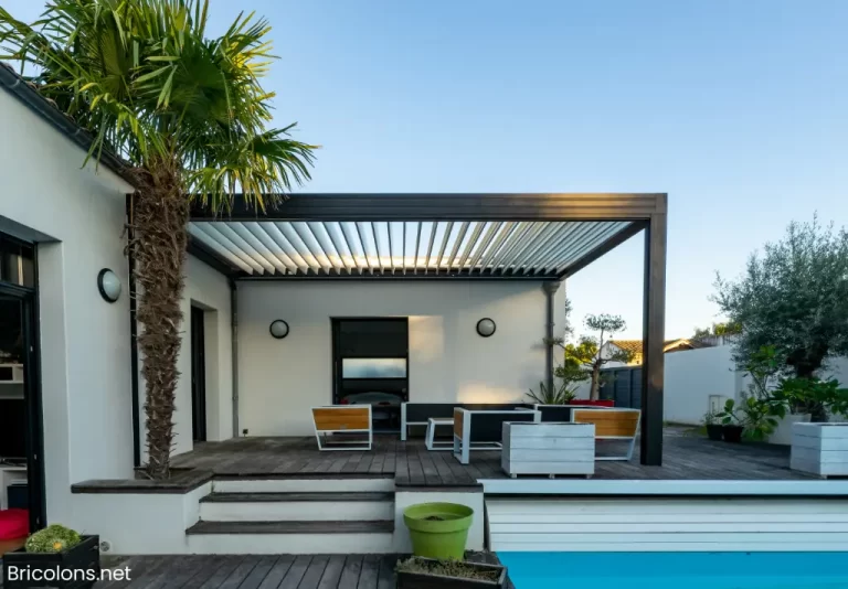 Une pergola bioclimatique