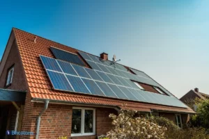 Des panneaux solaires sur le toit d'une maison.